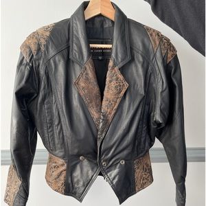 Wilson leather jacket. Some fading, shown in pictures.